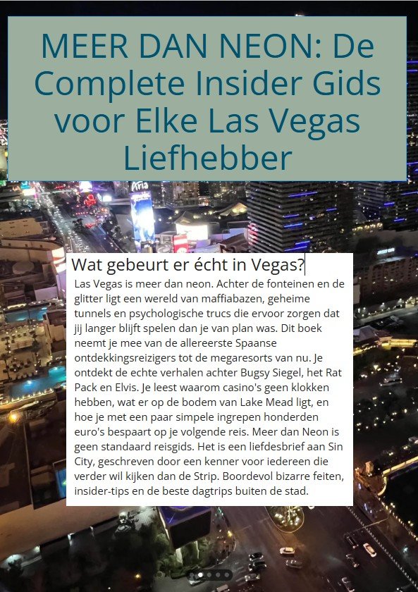 Achterzijde Meer dan Neon Ontdek het échte Las Vegas – van maffia-geheimen en psychologische casino-trucs tot verborgen speakeasies en de beste bespaartips.