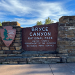 Het welkom bij Bryce Canyon NAtional Park sign