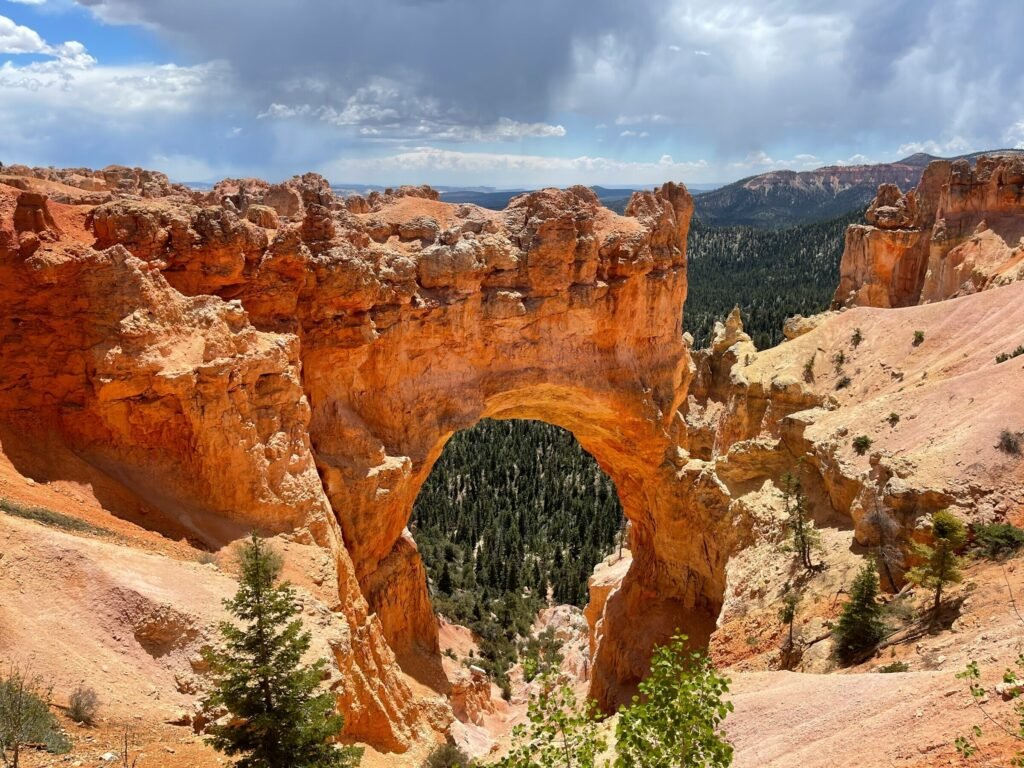 The Natural bridge in Bryce canyon national park