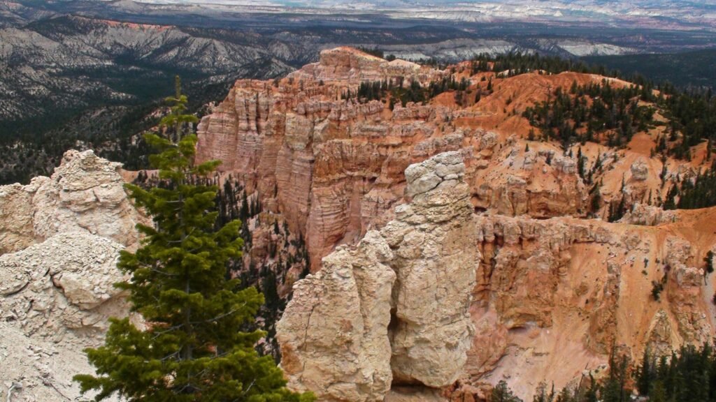 Uitzicht in Bryce Canyon vanuit Rainbow Point