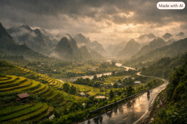 Noord‑Vietnam, Vietnam route, Hanoi, Ha Long Bay, Ninh Binh, Sapa trekking, Ha Giang Loop, 12GO Asia, KIWI.com, Skyscanner Vietnam