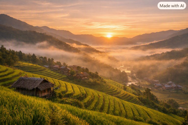 Sapa trekking, Sapa homestays, Sapa rijstterrassen, Sapa gidsen, Sapa trekking routes, Sapa beste reistijd, Hanoi naar Sapa, 12GO Vietnam, Vietnam trekking, Noord Vietnam reizen
