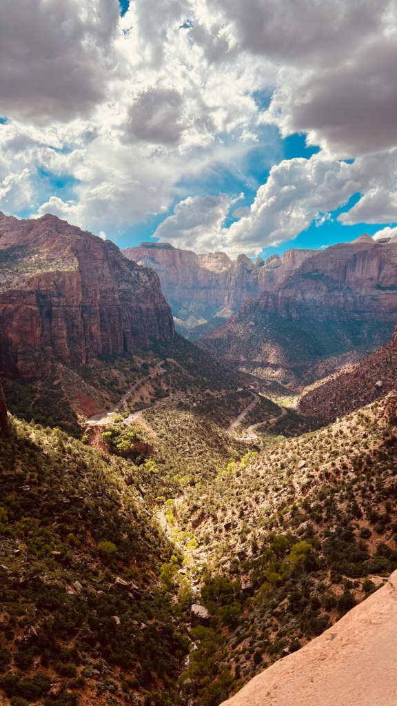 Overlook trail in Zion National Park