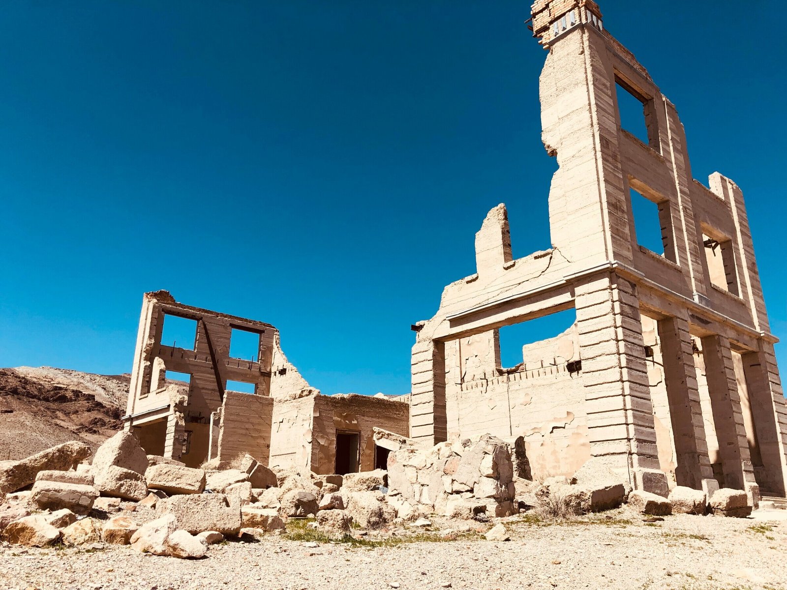 Rhyolite naast Beatty