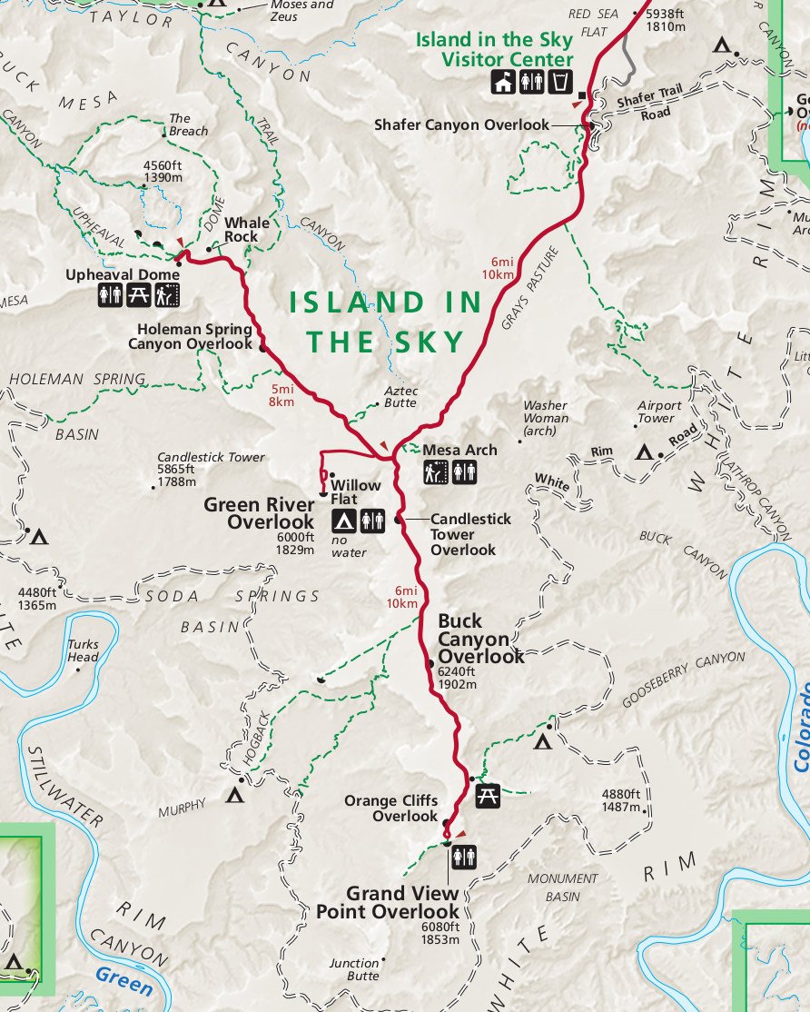 Island in the sky map